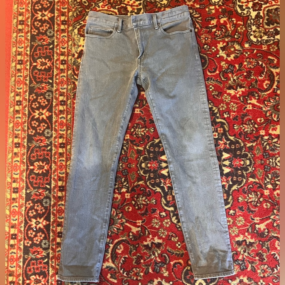 Hiroshi Kato Jeans size 33x34 - grey pen slim